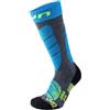 Uyn Ski Junior Medium Grey Melange/Turquoise Calza Junior