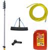 Indors KIT Completo Base 2 - Pulizia Fotovoltaico Detergente - Asta 4,5 m