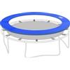 Outsunny HOMCOM Copertura di Protezione per Trampolino elastico Ø305 cm, in Plastica e PE con Imbottitura da 15 mm, Blu|Aosom