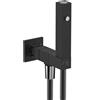 S.G SG - Idroscopino quadro con getto laser con flex in PVC NERO OPACO - IG727RNE