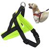 BPS BUENA PET SHOP BPS® - Pettorina per cani e animali domestici, con collare regolabile, 4 misure colori da scegliere per cani di piccola taglia media e grande (M, verde) BPS-3882V