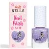 Miss Nella Sparkly Zebra Safe - Smalto Glitterato Lilla per Bambini, Formula Atossica e Inodore, a Base d'Acqua per Facile Rimozione