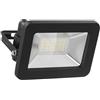 goobay 53870 Faretto LED da 20 W - Luce Bianca Neutra 4000 K - 1706 Lumen - Angolo di irradiazione 100 Gradi - Grado di Protezione IP65 - Nero