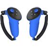 BeisDirect Cover per controller VR Meta Quest 3, in silicone, per Meta Quest 3, accessori anti-lancio, maniglia protettiva con cinturino regolabile (blu)