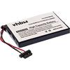 vhbw batteria sostituisce Mitac 338937010159 per navigatore GPS (720mAh, 3,7V, Li-Ion)