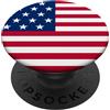Bahaa's Tee I Love USA, Enjoy Cool USA United States of America Flag PopSockets PopGrip Adesivo