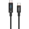 Ansmann cavo di ricarica 120 cm USB tipo C per la ricarica rapida di smartphone, tablet, laptop, ecc. con potenza di uscita fino a 140 W/Cavo di alta qualità per l'ufficio, l'home office, il gamer