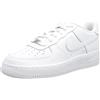 Nike Air Force 1 Le (GS), Scarpe da Basket, White/White, 35.5 EU