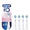 Oral-B iO - Set di 4 testine per spazzolini elettrici per pulizia delicata, per spazzolini Oral-B