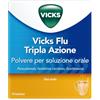 Vicks Flu Tripla Azione Polvere 10 Bustine