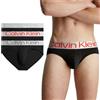 Calvin Klein Slip da Uomo in Confezione tripack Cotone Elasticizzato NB3129-Gtb (Extra-Large)