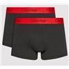 Calvin Klein Jeans Calvin Klein Underwear Trunk 2Pk Ixy Boxer Neri Elastico Rosso