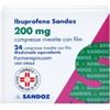 Sandoz Ibuprofene Sandoz 200 mg Antidolorifico 24 Compresse Rivestite