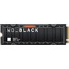 Western Digital WD_BLACK SN850X 2TB M.2 2280 Game Drive con dissipatore di calore PCIe Gen4 NVMe fino a 7300 MB/s