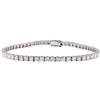 Fichera Preziosi Bracciale Tennis Lusso in Oro Bianco 18 kt E Diamanti Naturali da 6,60 ct F C...