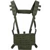MIL-TEC 13530401 GILET TATTICO SOFTAIR MOLLE VERDE OD CHEST RIG VEST LIGHTWEIGHT