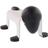 Wagner 15520501 - Fermaporta DOG DOOR STOP, 105 x 70 x 60 mm, bianco, da appoggiare, rivestito in acciaio industriale, tampone e piedini in gomma nera