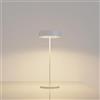 Palmina 901,lampade da tavolo senza fili,lampade da tavolo ricaricabili E Dimmerabile In Alluminio,abat jour senza fili 4400mah,Protezione IP54,luce da tavolo esterno/Interno/Bianco
