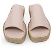 Bonateks Derbtrlk100224, Sandali con Zeppa Donna, Beige, 39 EU