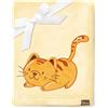 Be Mammy Coperta calda per bambini con peluche regalo per bambino con motivi 3D (Giallo - Gatto)