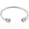 Passo bracciale rigido donna in argento. Il bracciale Kinipo è un modello molto originale che viene inviato con il suo portagioie