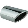 L & P Car Design L&P A296 2 Terminali di Scarico cromati in acciaio inox lucidato a specchio compatibile con A4 B8 A5 8T Plug&Play Terminali di scarico per tubo di scarico da 80 mm