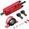 Pindex 0580464070 Pompa Elettrica del Carburante 12 V con Supporto Antiurto,Pompa del Carburante Ad Iniezione In Linea Ad Alta Pressione da 8.5 Bar