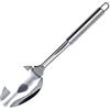 Fackelmann Elemental Cucina, Benna Servire cibo. Elegante casseruola zuppa. Cucchiaio in acciaio inox per salsa. Cucchiai da cucina in acciaio e manico Tubolare, 32 cm, 1 pz