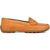 Geox D Kosmopolis + Grip, Moccasin Donna, Colore: Arancione, 37.5 EU