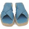 Bonateks Frrbtrlky100149, Sandalo a Cuneo Donna, Blu, 39 EU
