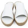 Bonateks Derbtrlk100306, Sandali con Zeppa Donna, Bianco, 36 EU