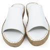 Bonateks Derbtrlky100308, Sandali con Zeppa Donna, Bianco, 38 EU