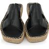 Bonateks Sandalo da donna DERBTRLK100155 Wedge, nero, 40 EU, Nero, 40 EU