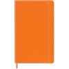 Moleskine Taccuino Precious & Ethical, con Confezione Regalo, Copertina Morbida Vegana, Chiusura Elastica, Formato Large 13x21 cm, Colore Arancio