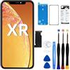 DTD Schermo per iPhone XR LCD Sostituzione Schermo 6.1'' Touch Screen Digitizer iPhone XR Telaio Assemblaggio Riparazione Strumento con Modello A1984 A2105 A2106 A2107 A2108
