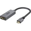 ICZI Adattatore USB C a HDMI 2.0, Alluminio 4k 60hz/1080p 165hz Convertitore Type C a HDMI per iPad, MacBook Pro/Air, Surface Go, Chromebook, XPS, Samsung e Altri