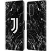 Head Case Designs Licenza Ufficiale Juventus Football Club Nero Marmoreo Custodia Cover in Pelle a Portagoglio Compatibile con Samsung Galaxy S20 / S20 5G