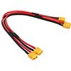 OliRC 2 Pezzi XT60 M a XT60 FM Prolunga Adattatore Maschio Femmina per RC Batteria(C152-2)