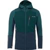 VAUDE Giacca in Pile con Cappuccio Monviso, Mallard Green, L Uomo