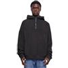 Urban Classics Oversized Polar Fleece Half Zip Hoody Felpa con Cappuccio, Wetsand, L Uomo