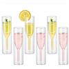 Inweder Set di 6 calici da champagne senza stelo, bicchieri da prosecco a doppia parete, bicchieri da vino classici, calici a tulipano, bicchieri in vetro soffiato a mano, bicchieri da tostatura per