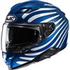 HJC Casco F71 ZEN Bianco Blu HJC S