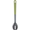 Fackelmann 687052 Cucchiaio per spaghetti in plastica ecosurcata, Cucchiaio da portata per spaghetti, Verde, Plastica Bio, 32 x 6 cm