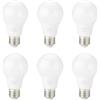 Amazon Basics Lampadina Edison a LED E27 con attacco a vite, 8 W (equivalenti a 60 W) bianco freddo, Non Dimmerabile (confezione da 6 pezzi)