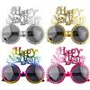 O-Kinee 4 PCS 2026 Felice Anno Nuovo Occhiali Festa, Occhiali di Capodanno per la festa di capodanno, accessori di Capodanno foto puntelli occhiali da festa
