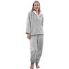 ZBH1985 Pigiama da Donna in Pile Corallo, Pigiama in Flanella, Set di Pigiama Morbido, Abbigliamento per Il Sonno Caldo, Set di Pigiama in Due Pezzi