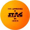 STAG One Star - Palla da ping pong, in plastica, 40 mm, confezione da 6, colore: Arancione