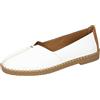 Manitu Pantofole da Donna, Mocassino, Bianco, 36 EU