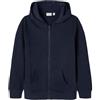 Name It Nkmnesweat Card W Hood Unb Noos, Felpa Con Cappuccio Bambini e ragazzi, Blu (Dark Sapphire), 134-140