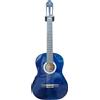 AF Chitarra Classica 4/4 da Studio in Legno Blu AF CBL1 Borsa Inclusa Scuola